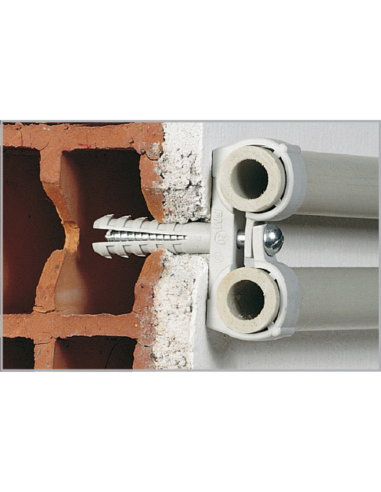 Единична скоба СТN Ф20 с дюбел и винт (ЕДИНИЧНА)