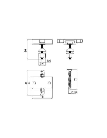 Скрепителен елемент за моноблок