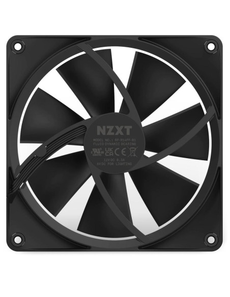Вентилатор NZXT F140 RGB Черен
