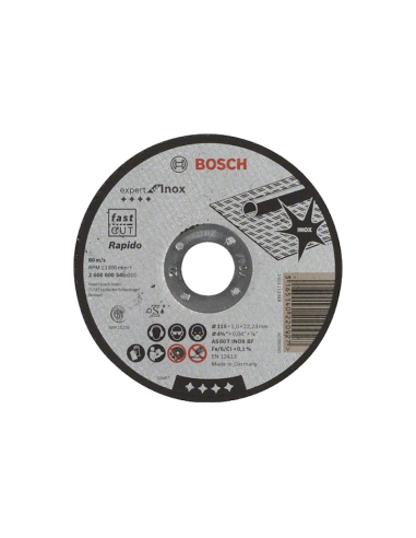 Диск за рязане на Инокс Ф125х1.0