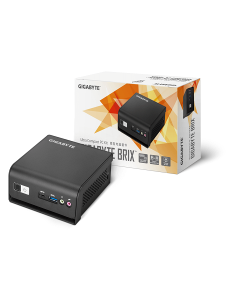 Настолен компютър Gigabyte Brix Intel Pentium N6005 up to 2.8 GHz, 1 x SO-DIMM DDR4, m.2 SSD