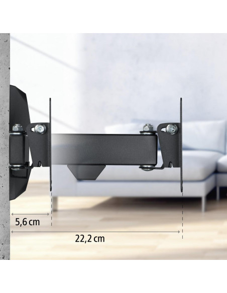 Стенна стойка за TV HAMA, Fullmotion,10-26-quot,, 220820