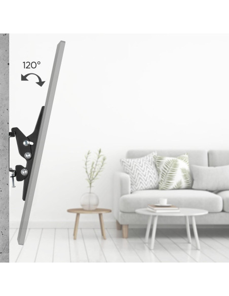 Стенна стойка за TV, 19-46-quot,, 200x200, до 25кг,