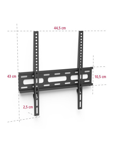 Стенна стойка за TV HAMA, 32-quot,-75-quot,, 220807