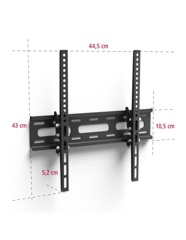 Стенна стойка за TV, 32-75-quot,, до 40кг, 220808
