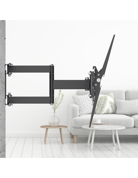 Стенна стойка Hama Fullmotion TV, 32-65-quot,, регулируема, Черна