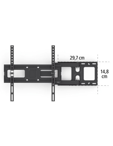 Стенна стойка Hama Fullmotion TV, 32-65-quot,, регулируема, Черна
