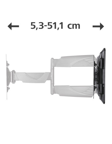 Стенна стойка за TV, FULLMOTION, до 48-quot,, 2 рамо, 220827