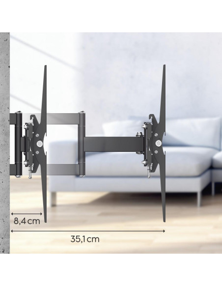 Стенна стойка за TV Hama FULLMOTION, 165 см (65-quot,), 220830