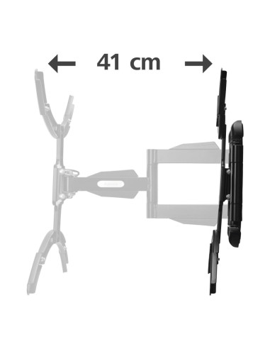 Стойка за TV Hama FULLMOTION, 229 см (90-quot,) до 50 кг, напълно мобилна, 220837