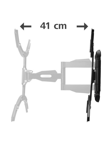 Стойка за TV Hama FULLMOTION, 229 см (90-quot,) до 50 кг, напълно мобилна, 220837