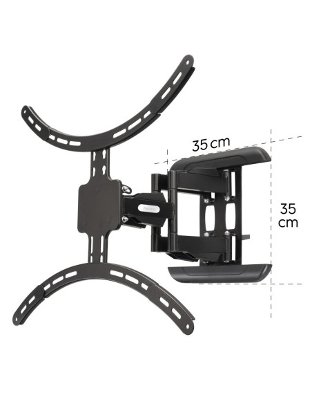 Стойка за TV Hama FULLMOTION, 229 см (90-quot,) до 50 кг, напълно мобилна, 220837