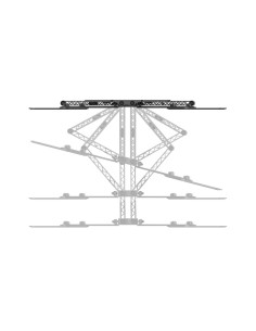Стенна стойка за OLED TV, 229 см (90-quot,) до 40 кг, 220850 2
