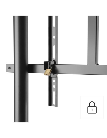 HAMA Метална стойка за TV, Trolley, 254 см (100-quot,), 220875