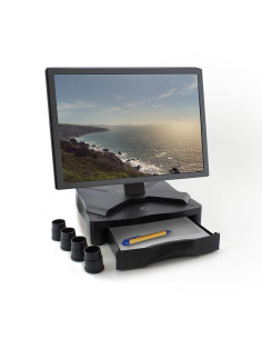 ACT Стойка за монитор с едно чекмедже, регулируема височина, AC8200 2