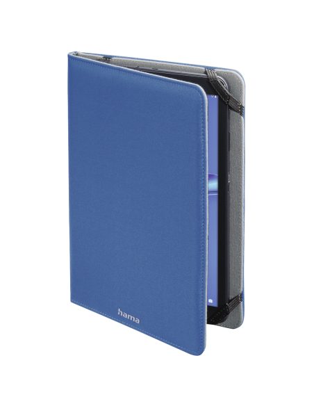 Калъф-стойка за таблет HAMA Strap, 9.5 - 11-quot,, Син, 216430