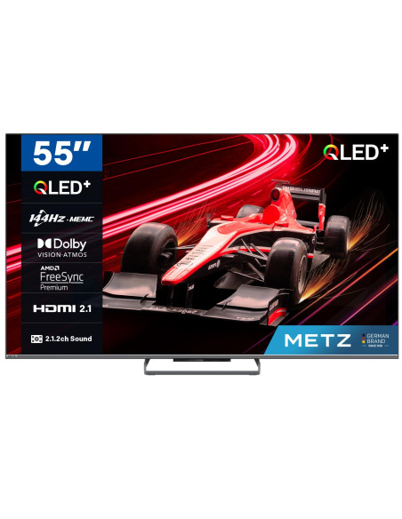 Телевизор METZ 55MQE8000Z, 55-quot,(139 см), QLED UHD Google TV, Dolby Vision, 144Hz