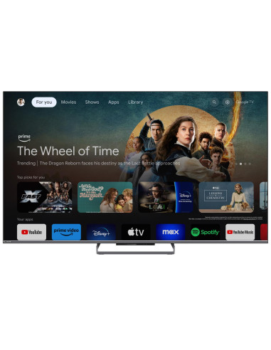 Телевизор METZ 55MQE8000Z, 55-quot,(139 см), QLED UHD Google TV, Dolby Vision, 144Hz