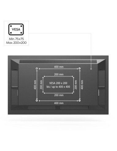 HAMA Стойка за TV за монтаж на таван, 117 cm (46-quot,) , до 20 кг, 220876