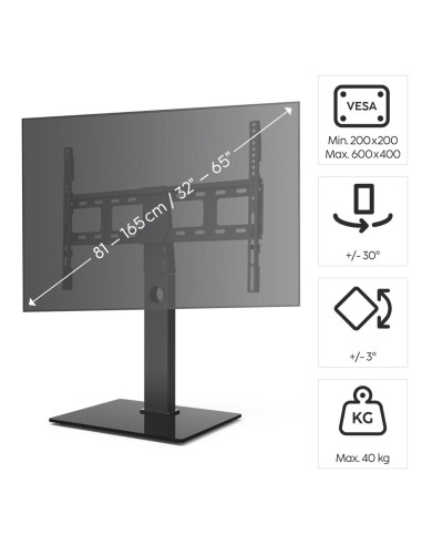 Стойка за TV Stand Fullmotion до 165см / 65-quot,/ до 40 кг, 220867
