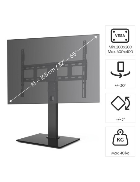 Стойка за TV Stand Fullmotion до 165см / 65-quot,/ до 40 кг, 220867