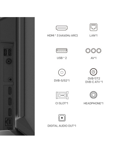 Телевизор METZ 50MQE7600Z, 50-quot,(126 см), QLED+,Anti-Glare Google TV, 4K/UHD, 60Hz