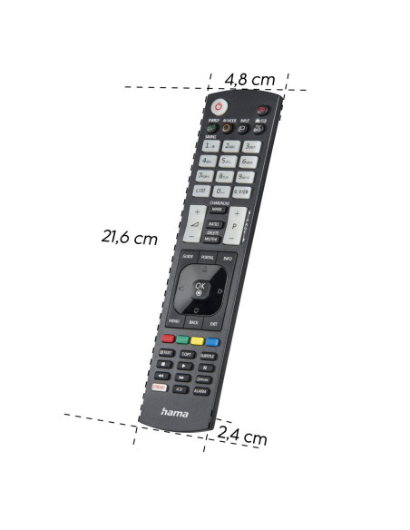 HAMA Универсално дистанционно за LG TV, Светещи бутони, обучаемо
