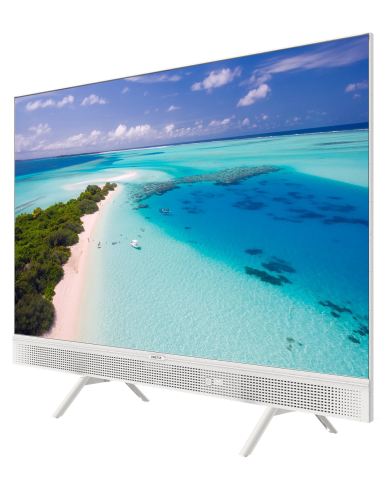 METZ Портативен телевизор 32MQE7100Z, 32-quot, QLED, Google TV, бял