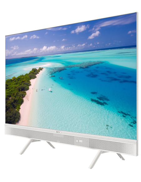 METZ Портативен телевизор 32MQE7100Z, 32-quot, QLED, Google TV, бял