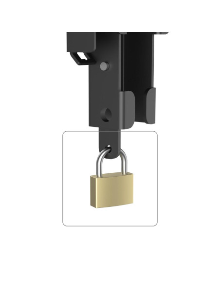 HAMA Стенна стойка за TV, 165 см (65-quot,) до 50 кг, защита от кражба