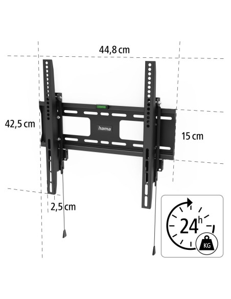 HAMA Стенна стойка за TV, 165 см (65-quot,) до 50 кг, защита от кражба