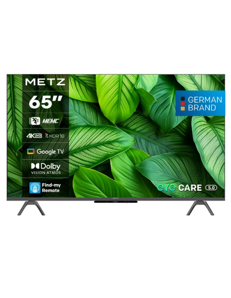 METZ Телевизор 65-quot, UHD LED SMART TV, 4K, Google TV, Frameless