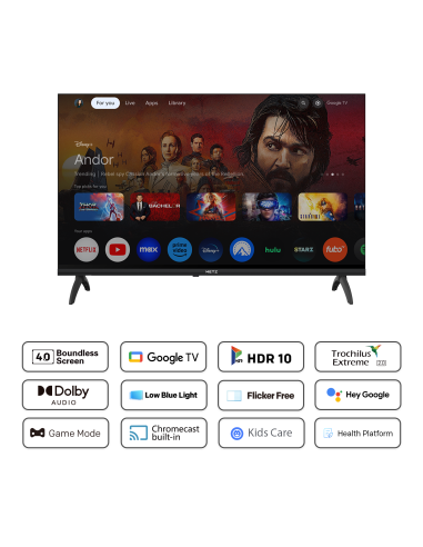 METZ Телевизор 40MTF6000Z 40-quot, FullHD, LED TV, черен