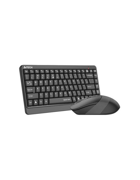 Комплект клавиатура и мишка A4TECH Fstyler FGS1110Q, Безжичен, Сива