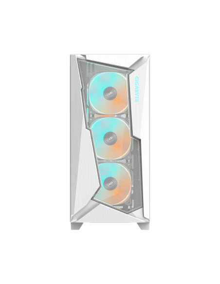 Кутия Gigabyte C301 WHITE V2, TG, Mid-Tower