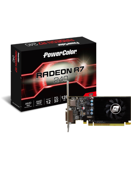 Видеокарта PowerColor AMD Radeon R7 240 4GB 128BIT GDDR5