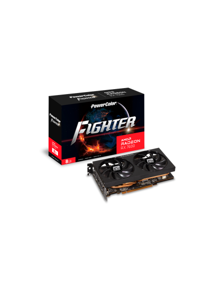 Видео карта POWERCOLOR RX 7600 Fighter 8GB GDDR6