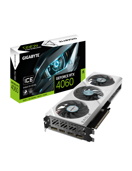 Видео карта GIGABYTE RTX 4060 EAGLE OC ICE