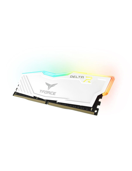 Памет Team Group T-Force Delta RGB White DDR4 - 16GB (2x8GB) 3200MHz CL16
