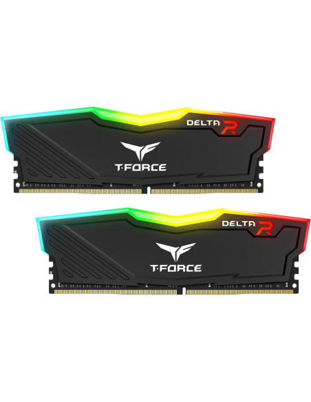 Памет Team Group T-Force Delta RGB Black DDR4 - 16GB (2x8GB) 3200MHz CL16