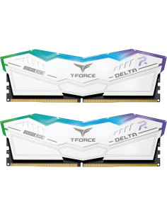 Памет Team Group T-Force Delta RGB White DDR5 32GB (2x16GB) 6000MHz CL38