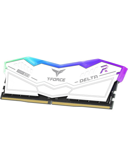 Памет Team Group T-Force Delta RGB White DDR5 32GB (2x16GB) 6000MHz CL38