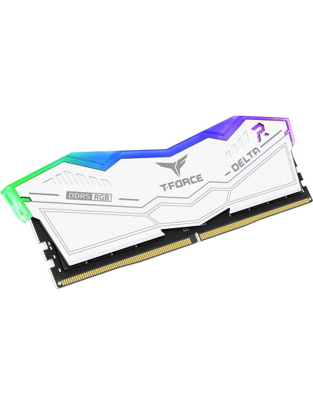Памет Team Group T-Force Delta RGB White DDR5 32GB (2x16GB) 6000MHz CL38
