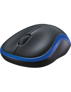 Безжична оптична мишка LOGITECH M185, USB, Син/Черен 2