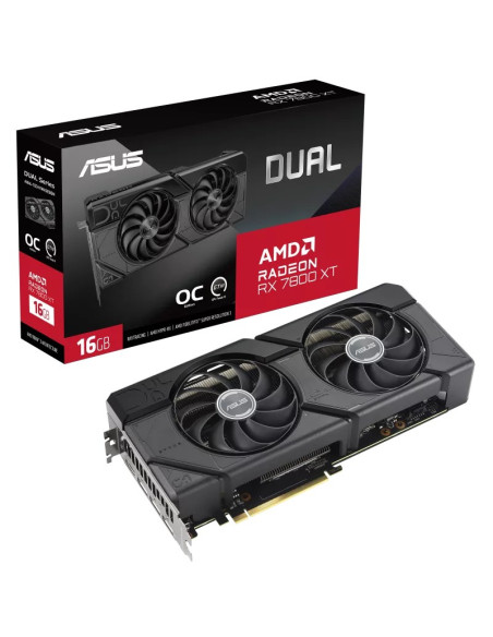 Видео карта ASUS DUAL RX 7800 XT OC 16GB GDDR6