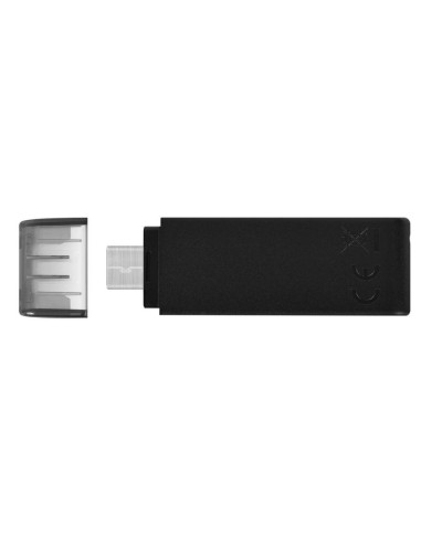 USB памет KINGSTON DataTraveler 70, 64GB,USB-C 3.2 Gen 1, Черна