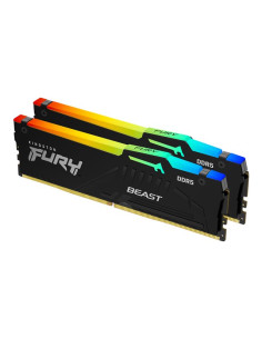 Памет Kingston FURY Beast RGB Black 32GB (2x16GB) DDR5 6000MHz CL36 KF560C36BBE2AK2-32