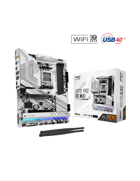 Дънна платка ASROCK X870 PRO RS WIFI, Socket AM5