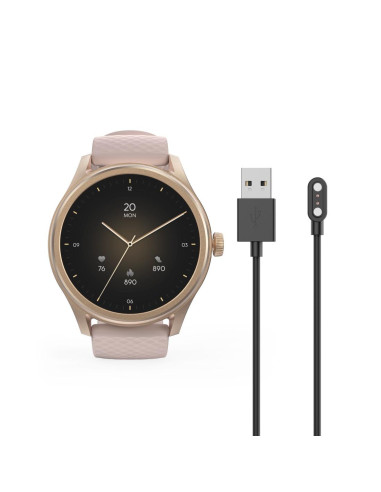 HAMA Смарт часовник -ldquo,5010-rdquo,, Кръгъл, Водоустойчив, 1.38-quot,, 178616