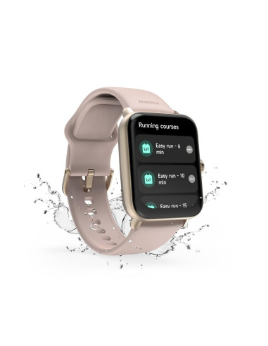 HAMA Смарт часовник -ldquo,6010-rdquo,, GPS, TFT дисплей 1.65-quot,, функция за телефон, водоустойчив, 178620